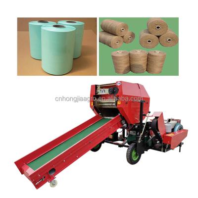 China round hay silage baler and mini straw baler agricultural machinery fresh hay baler for price for sale