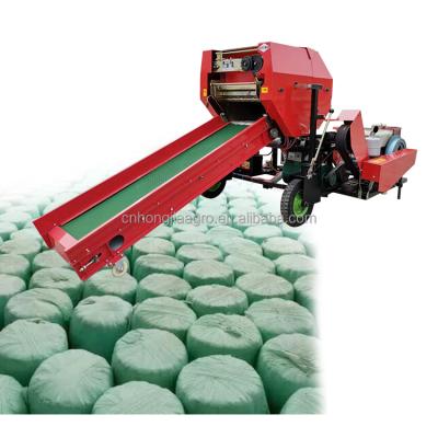 China Hay and straw baler fresh export to malaysia round mini hay baler corn silage packing machine for sale