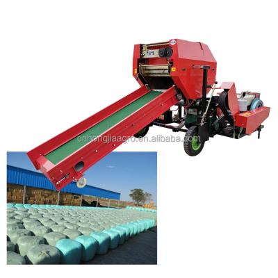 China Hay And Straw Fresh Baler Price Good Round Corn Silage Hay Baler Pressing Bagging Packing Machine for sale