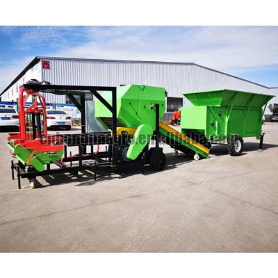 China Full Automatic Alfafa Hay Baler Corn Silage Packing Machine and Fresh Straw Double Baler Packing Machine for sale