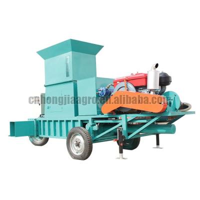 China Hydraulic Alfalfa Compress Hay Baler Machine For Grass Stem Rice Baling Husk For Sale for sale