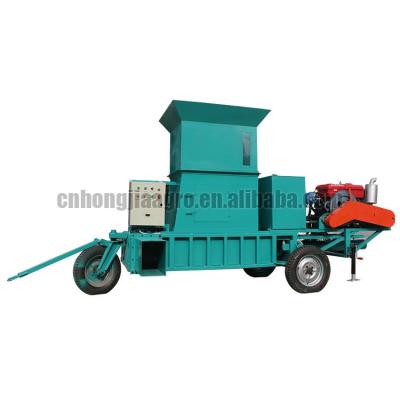 China Alfalfa Rice Straw Recycling Hydraulic Square Baler Silage Hay Baler And Packing Machine for sale