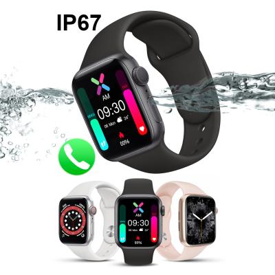 China MP3 Playback Manufacture China Calls Waterproof Big Screen Long Life Battery Touch Phone Call Sport IP67 Smart Watch Price for sale