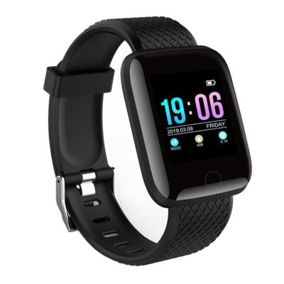 China Hot Selling Touch Screen Smart Watch 116 plus Wrist Band Blood Pressure Sport Wristband Fitness a6s smartwatch for sale