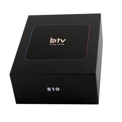 China Recyclable Wholesale Black Gift Packaging Box For Cable TV Box Packaging Box for sale