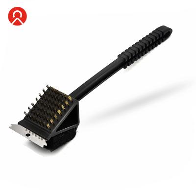 China Hot Selling High Quality Easily Cleaned Stainless Steel Brush BBQ Grill Cleaning Brush BBQ Clean Tools for sale