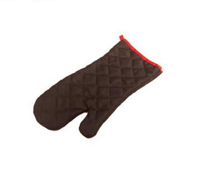 China Easily Cleaned Heat Resisted Flame Retarded Outdoor Cotton BBQ Grill Mitts Heat Insulation Mitt for sale