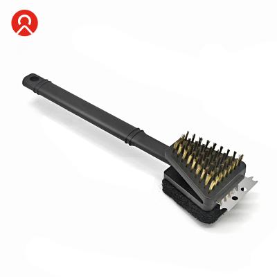 China High Quality Custom Made Easily Cleaned Stainless Steel Brush BBQ Grill Cleaning Brush BBQ Tools for sale