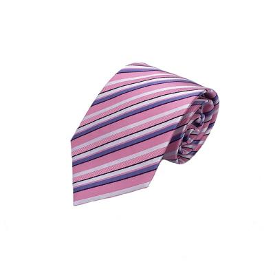 China Wholesale Custom Color Stripe Design Waist Decoration Tie Factory Good Quality Italian Stock Tie for sale