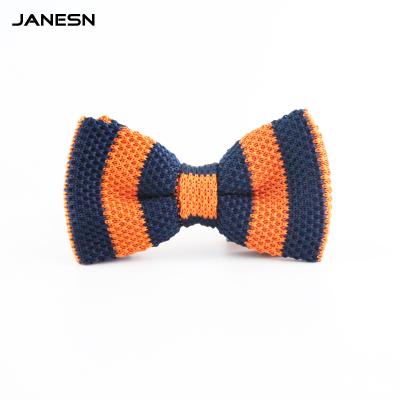 China Hot Selling Butterfly Bow Tie Men's Colorful Knitted Polyester Bowties Excellent for sale