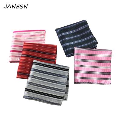 China Cheap Elegant Wholesale Polyester Jacquard Pocket Handkerchief for sale