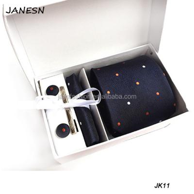 China Decoration Tie Men's Polyester Tie Gift Box Set New for sale