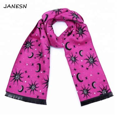 China 25% viscose 75% viscose 25% polyester cute soft scarf shawls student Turkey Scarves For boy girl hot kids for sale