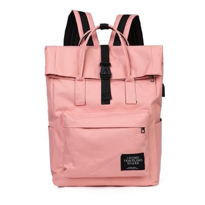 China Wholesale price classic no zippered girl school laptop backpack outdoor anti-theft teen bag with usb charger for sale