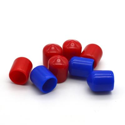 China For CS 17.5x20mm Easy Moving Flexible Soft Vinyl End Caps PVC Plastic Terminal Insulation Sheaths PVC Terminal Protectors for sale