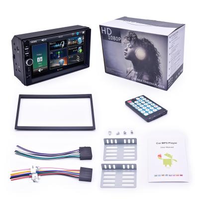 China Hot Selling Car Radio MP5 2 Din 7 Inch HD Touch Screen Multimedia Player Stereo BT USB Audio Auto Radio Support for sale