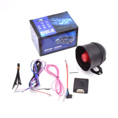 China Anti-hijacking DC 12V Vehicle Alarm System Smart Remote Control Car Plug & Play Alarm System for sale