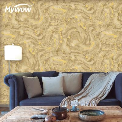 China Guangzhou Modern Luxury 3D Wallpaper Interior Abstract Metallic Wallpaper for sale