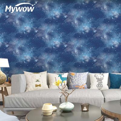 China Waterproof+Moistureproof Sky Design Wholesale Modern 3D Wallpaper Luxury Metallic Wallpaper for sale