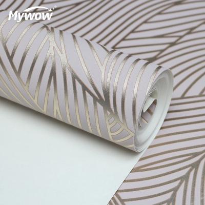 China Papel Tapiz Metallic Luxury Wallpaper Vinyl 3D Apartment PVC Home Decoration for sale