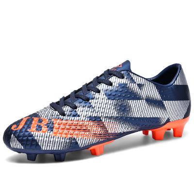 China 28-46 large size indoor soccer rubber shoes for men football leather shoes for sale