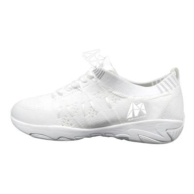 China New Comfort Design White Wholesale Cheerleading Shoes For Girls Competition Dance Shoe Fashion Sports Sneaker Breathable Practice Wear for sale