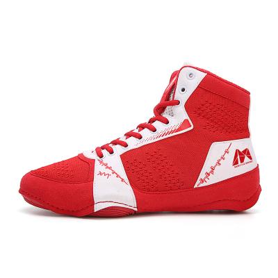 China Breathable Customized Contact Kickboxing Cut Boots Kickboxing Muttahida Majlis-e-Amal Training Contact Shoes Taekwondo Martial Arts Training Boxing Shoes for sale