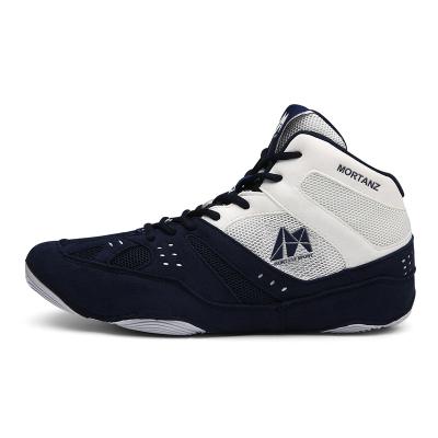 China Professional New Design Anti-Smell OEM Unique Workout Rubber Shoes Customize Men's Boxing Wrestling Shoes for sale