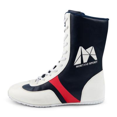 China Fashion trend design your own shoe manufacturers professional sports boxing shoes en high quality genuine leather wrestling boot for sale