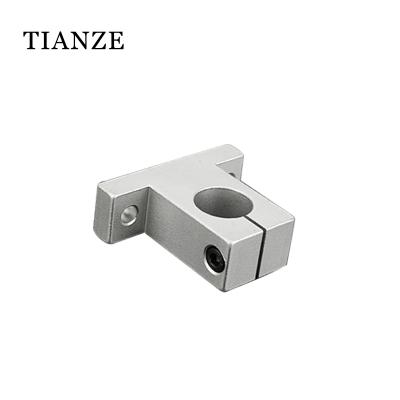 China High Precision / Stiffness SK20 Support Base Optical Axis Support Base Vertical Fixed Linear Bearing for sale