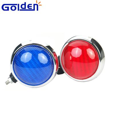 China 12V PC Aluminum Base and PC Lens Red Blue Daytime Patrol Car Wire Cop Indicator Signals Strobe Bike Motorcycle Police Lights for sale