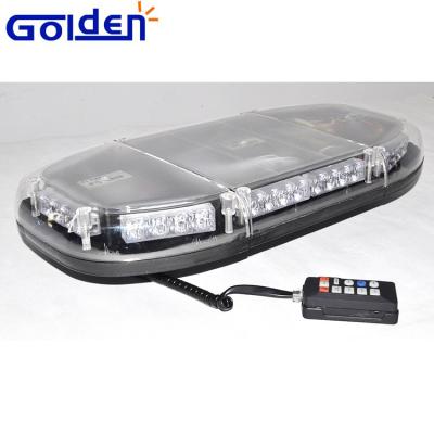 China Aluminum Base and PC Lens Remote Control Led Mini Magnetic Warning Strobe Light Bar Mounts for sale