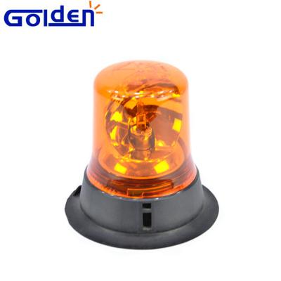 China ABS base and PC lens 55W CE halogen appreoval orange rotating warning beacon light for sale