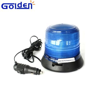 China ABS Base And PC Lens Ambulance Roof Strobe Led Beacon Light Blue Magnetic Mount for sale