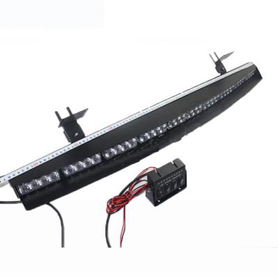 China PC Aluminum or ABS Amber Windshield Interior Dash Directional Strobe Led Sun Visor Light with Keypads for sale