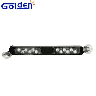 China Aluminum Base Mount Warning Lights Truck 12 Firing And PC Aluminum Lens Led Strobe Platform Dash Fire EMS Lightbar Interior Warning Lights for sale