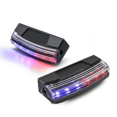 China PMMA+ABS+Aluminum Red Blue Rechargeable Strobe Warning Led Police Shoulder Light for sale