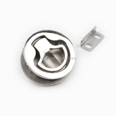 China 316 Class SOUTHCO Stainless Steel Cylindrical Ring Car Lock Car Special Round 316 Stainless Steel Pull Handle Lock M1-61-8 for sale