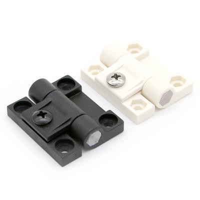 China HYE6 Industrial Hinge Manufacturer Hl 079 Plastic Hinge 108 Degree Matt Black Adjustable Torque Hinge for sale