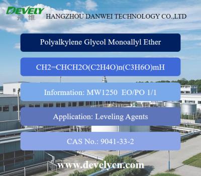 China Allyl Polyethylene Glycol Polypropylene Glycol EO/PO 1/1 MW1250  CAS No. 9041-33-2 for sale