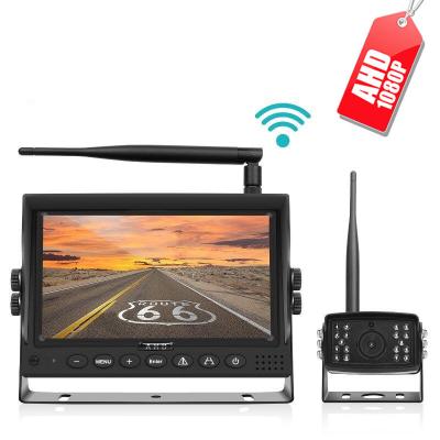 China CE Certified 2.4GHZ Digital Rearview Camera Monitor System Wireless Backup Car Reverse Camera Kit SN-706W-D for sale