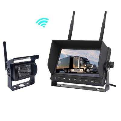 China Wireless Car Rear View Mirror Camera Wireless Reverse Monitor Car Reversing Camera for sale