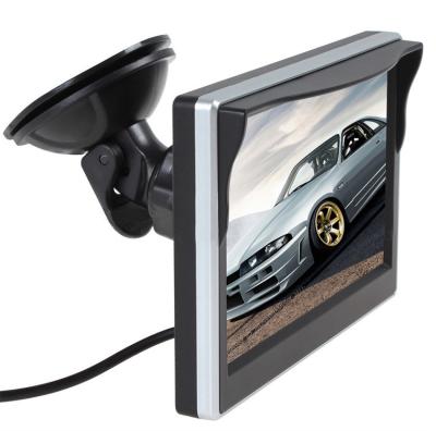 China 2 CHANNEL 5Inch AHD Car Monitor TFT LCD Display DC 12V For Reversing Camera Car Rearview Monitor for sale