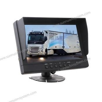 China 9 Inch Quad Monitor LCD Vehicle Car Auto Reverse, 24V Bus TV Monitor 9 Car Screen, School Bus Rear View 1080P Car Monitor for sale