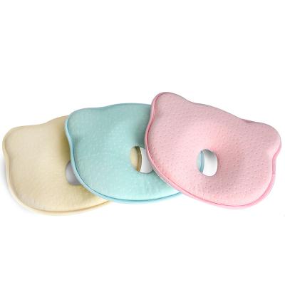 China Hot Selling Baby Head Shape Pillow Comfortable Anti-Static Care Baby Pillow Children Sleeping Rest for sale