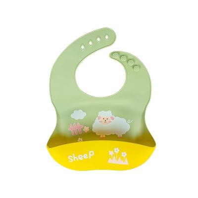 China Factory Price Bpa Food Grade Baby Bibs Colorful Silicone Baby Bibs Waterproof Cotton Baby Bibs Bibs Silicone Animals Free for sale