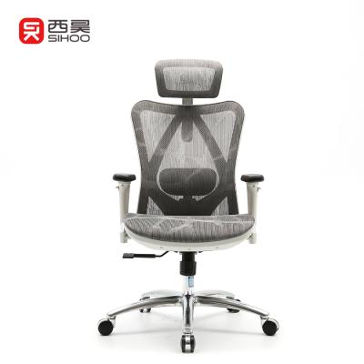 China Sihoo M57 Color Commercial Office Chair 2021 (Height) Office Seat Chair Gray Ergonomic Adjustable Heavy Duty Office Chair for sale