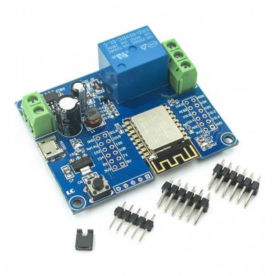 China Single ESP8266 Development Board ESP-12F Module ESP-12F Module Relay Dc5-80v ESP8266 WIFI Relay Development Dc5-80v Secondary Power Supply for sale