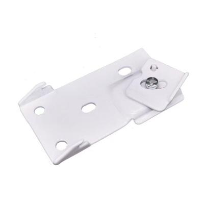 China Modern High Quality White Metal for #S Track and Dooya Curtain Track Accessories Easy Installation Wall Ceiling Mount Bracket for sale