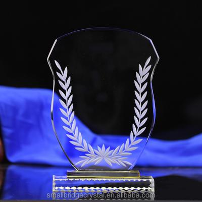 China China 2021 Customized Engraved Popular Crystal Souvenirs Gifts k9 Reward Plaques for sale